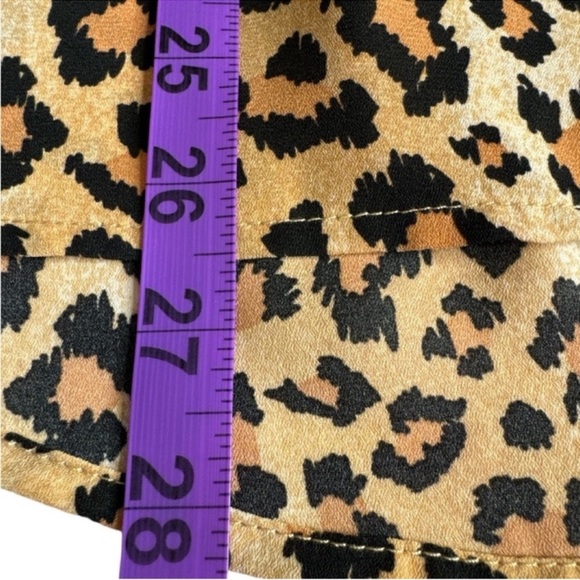 ON 34TH Sunset Nude Animal Print Long Sleeve Blouse, Size S. - Picture 15 of 15